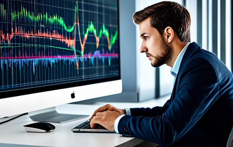 A thoughtful young professional consumer, fully clothed in a modest business casual outfit, sits at a desk in a modern, stylized digital environment. Abstract and safe visual representations of data streams, blurred digital traps, and subtle warning symbols surround them, conveying the complexity and potential pitfalls of the online market. The scene captures the essence of digital challenges and the need for vigilance. Perfect anatomy, correct proportions, natural pose, well-formed hands, proper finger count, natural body proportions, high resolution, professional photography, safe for work, appropriate content, family-friendly.